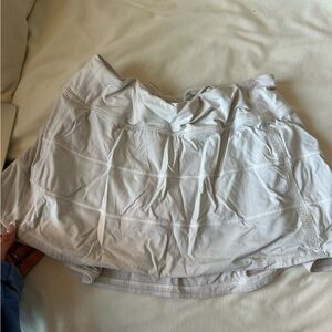 White lululemon skirt Pace Rival size four